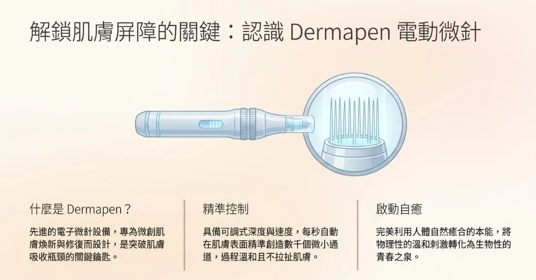 告別瑕疵，啟動肌膚再生力！Dermapen 自動微針全面解析：原理、功效與術後全攻略