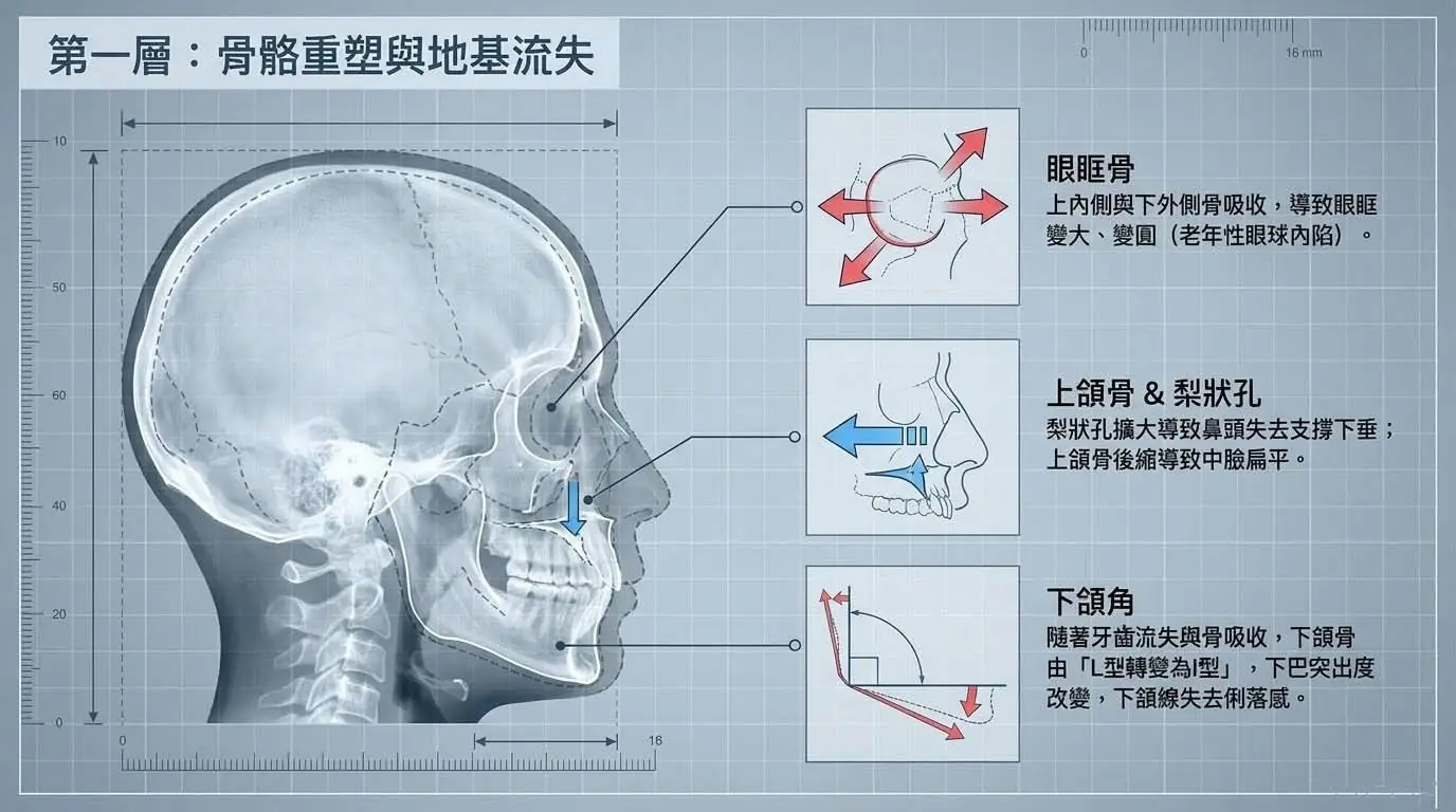 老化不是皮膚變鬆而已！一次看懂臉部老化真相